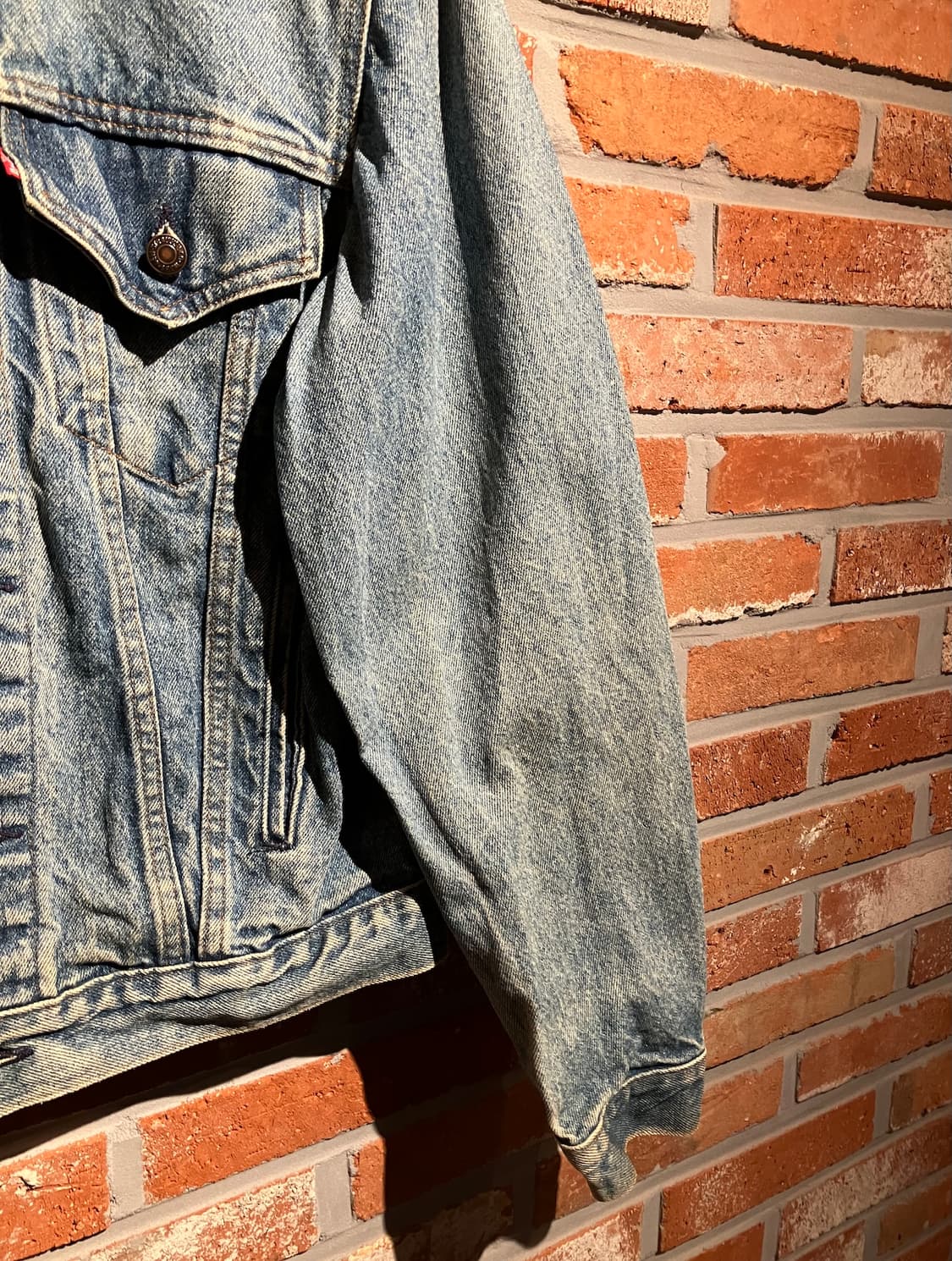 80s USA 빈티지 리바이스 3세대 데님 트러커 자켓 상품이미지4