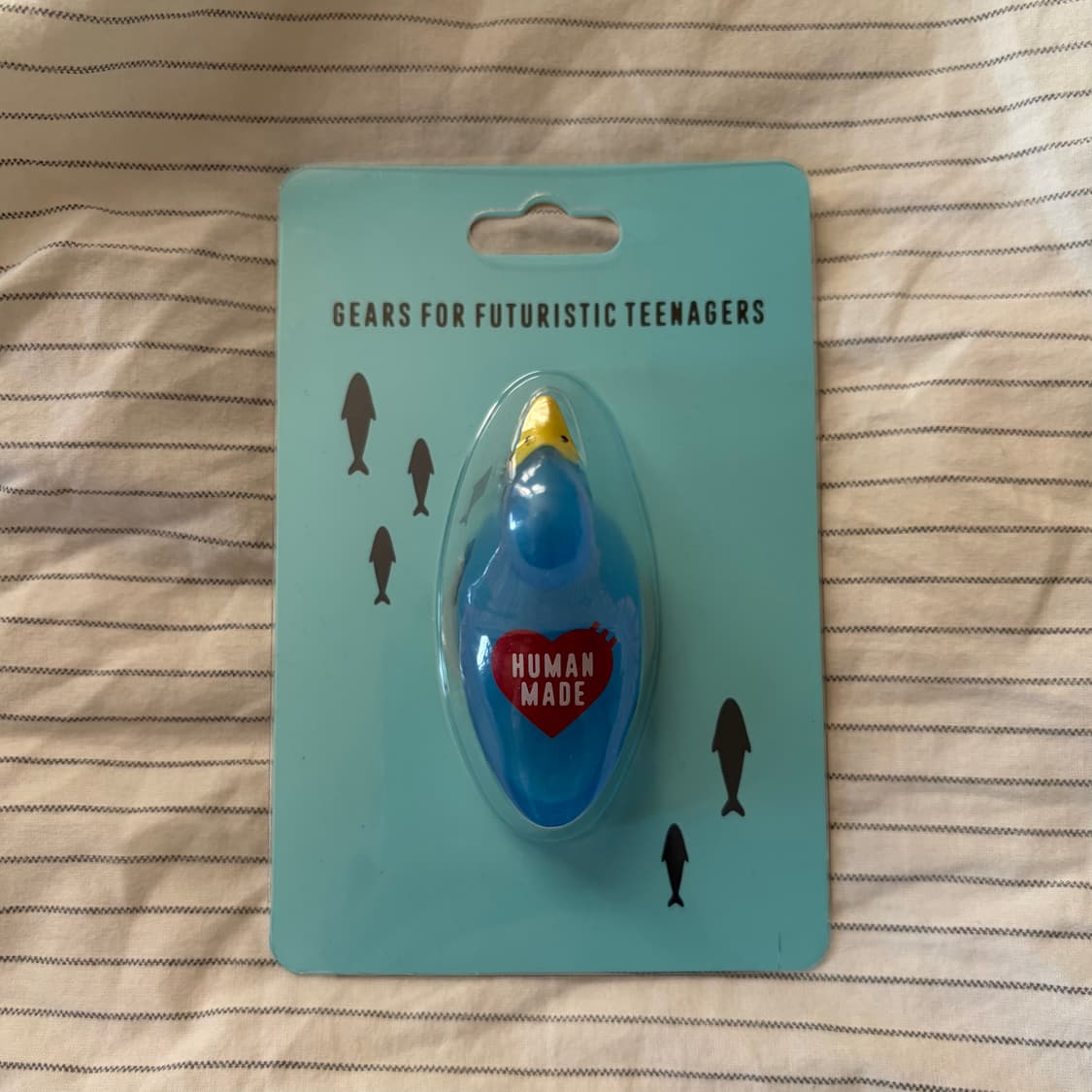 휴먼메이드 덕 PVC 키 체인 블루 상품이미지1