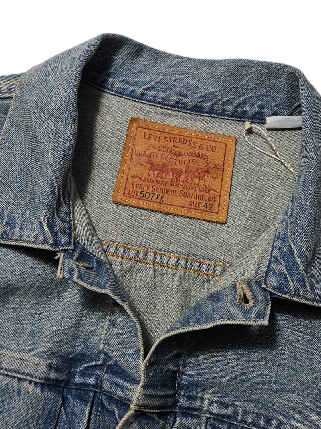 LVC 리바이스 507XX 2세대 트러커 청자켓 L 42 상품이미지2