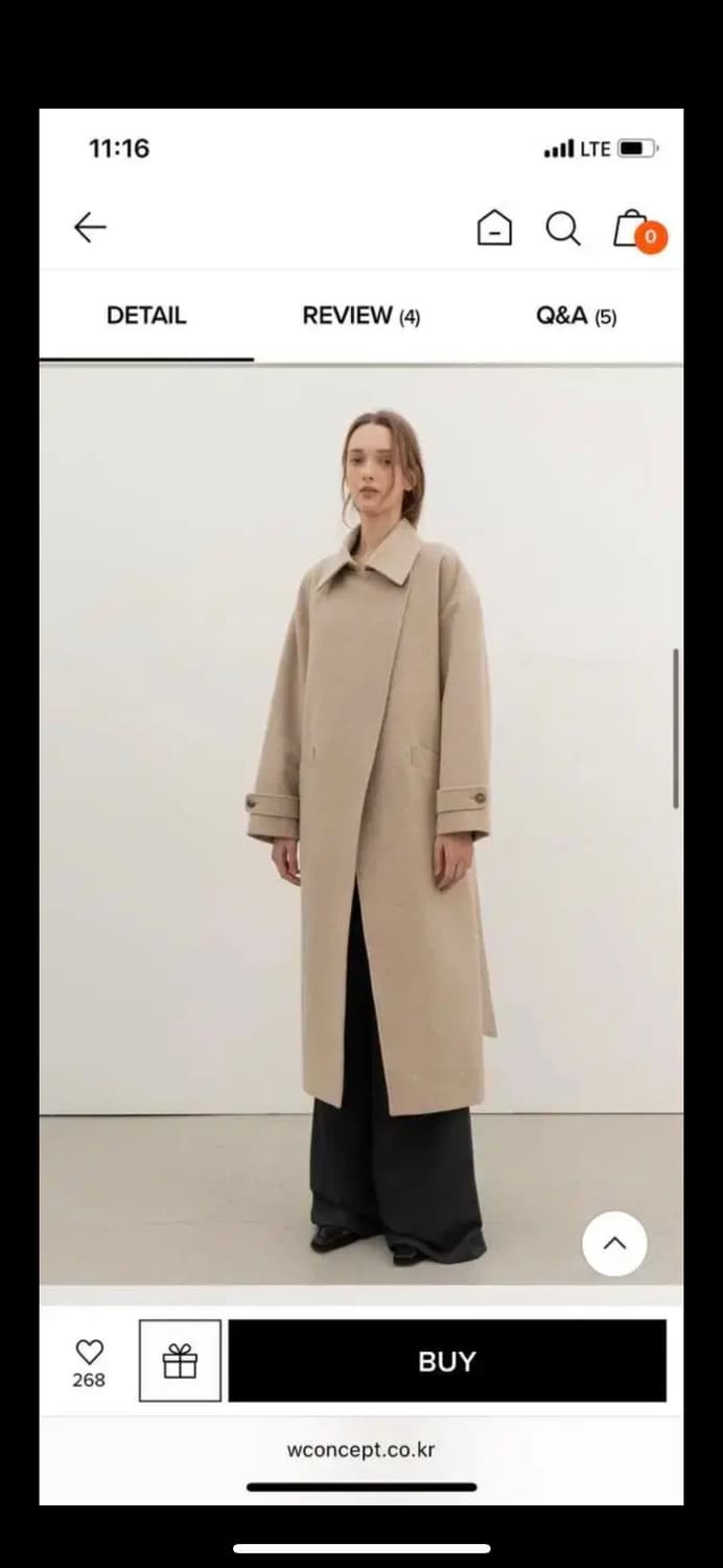 킨더살몬 카르멘 코트 상품이미지2