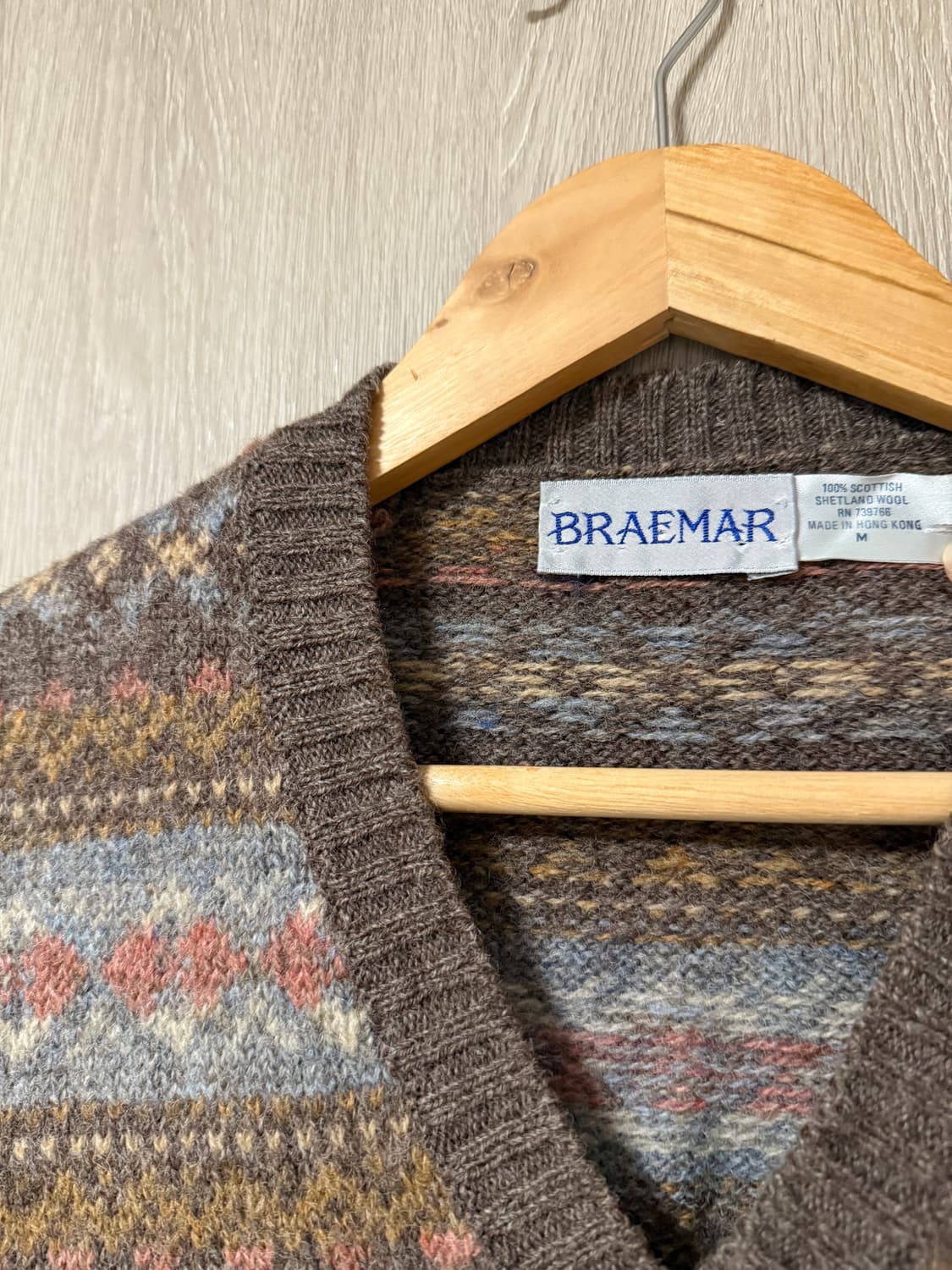 Braemar 페어아일 니트 조끼 베스트 상품이미지2