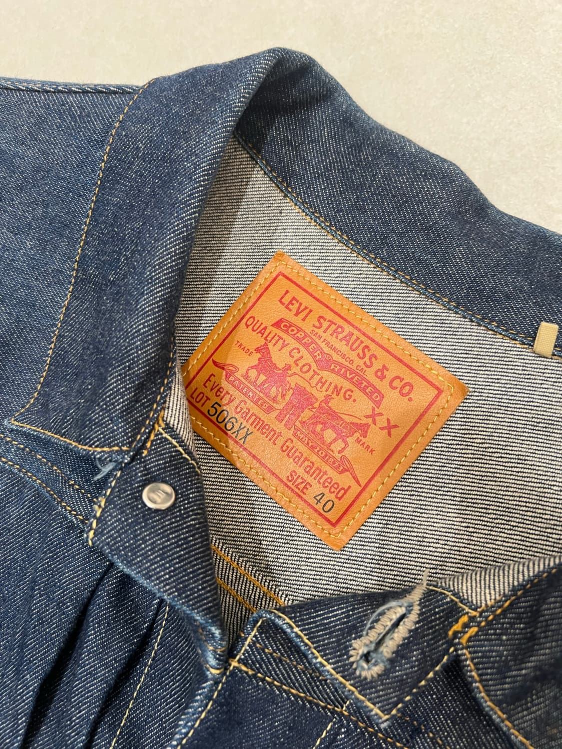 LVC 리바이스 1세대 데님 자켓 (일본산) 상품이미지4