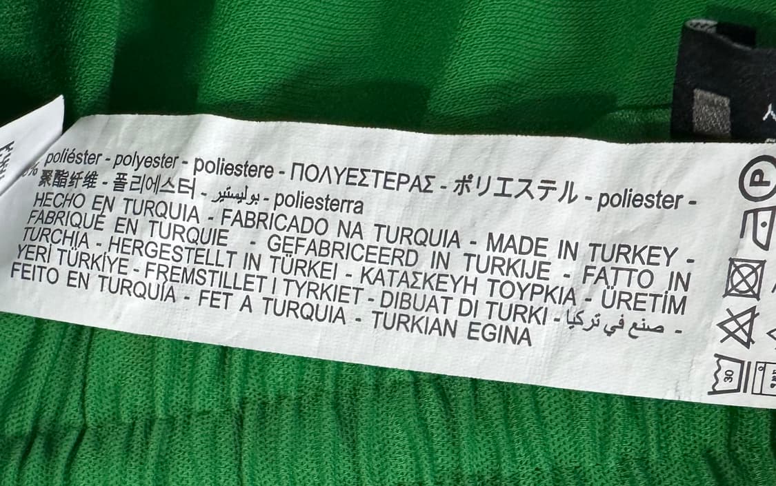 ZARA 자라 와이드 밴딩 팬츠 그린 L 상품이미지10