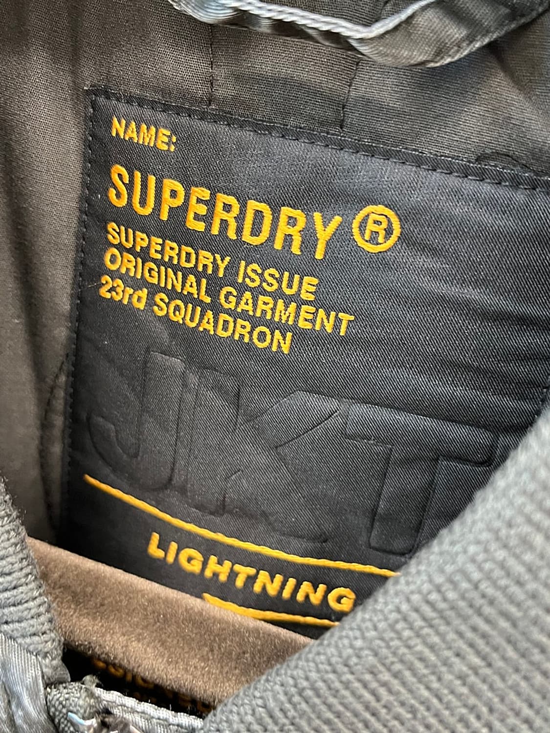 110) 슈퍼드라이 신형 패치 블루종  상품이미지6