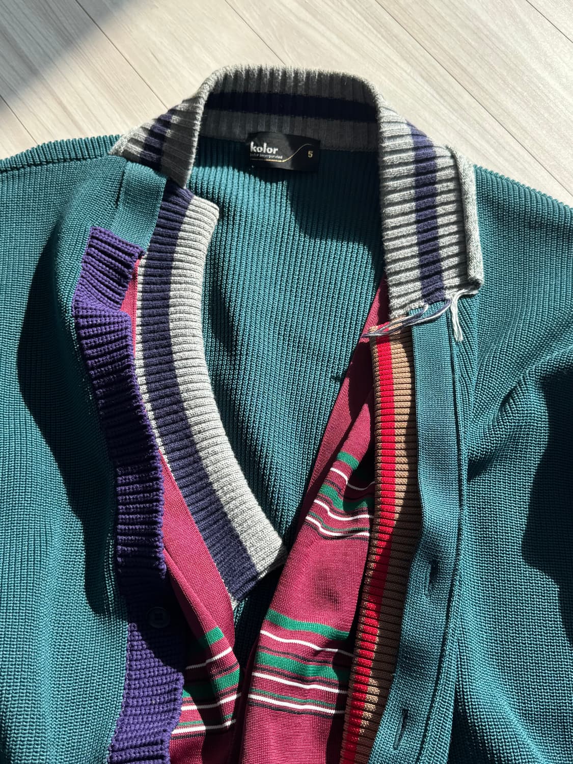 Kolor 레이어드 가디건 5 상품이미지2