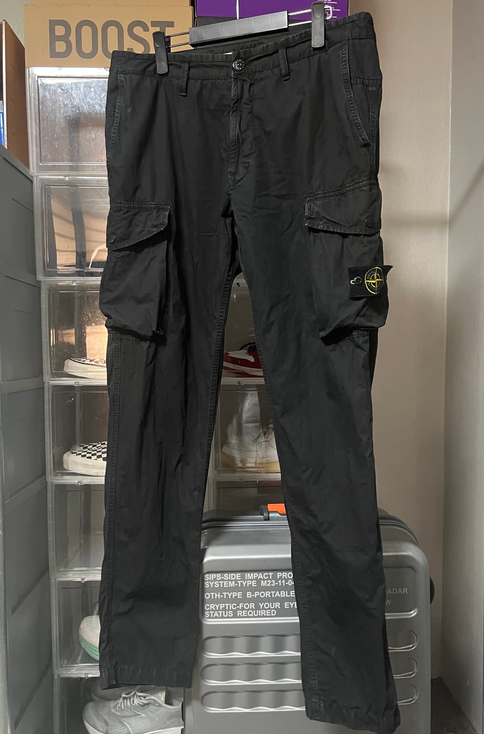 스톤 아일랜드 와펜 패치 카코 팬츠 36사이즈 상품이미지1