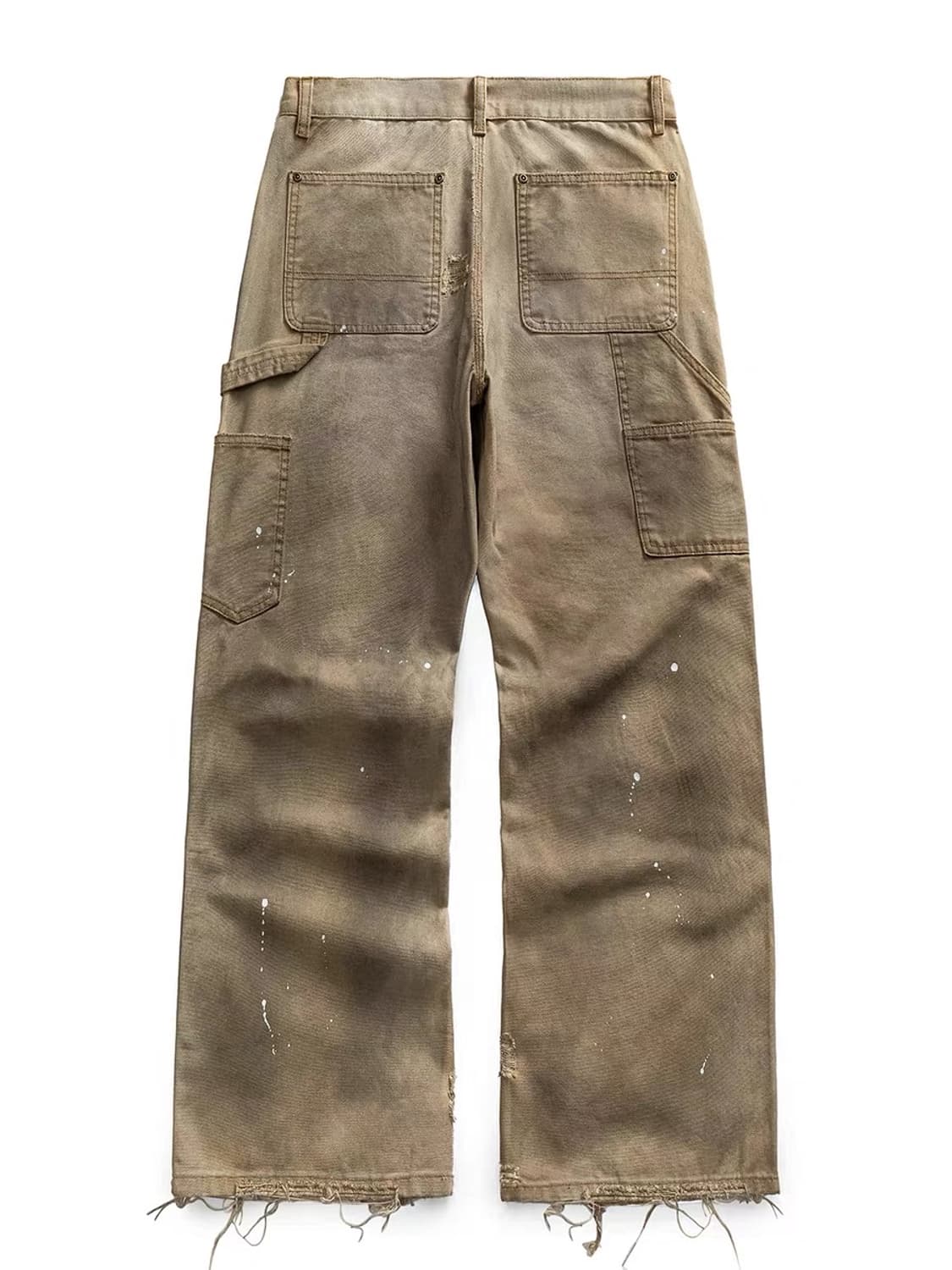 Vintage mood double knee dirty pants 상품이미지8