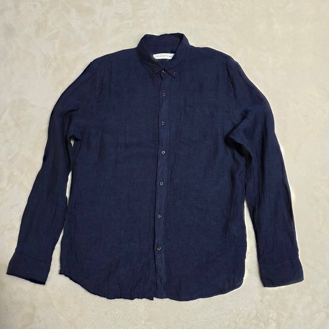 (XL)지오다노 린넨 100% 셔츠 상품이미지1