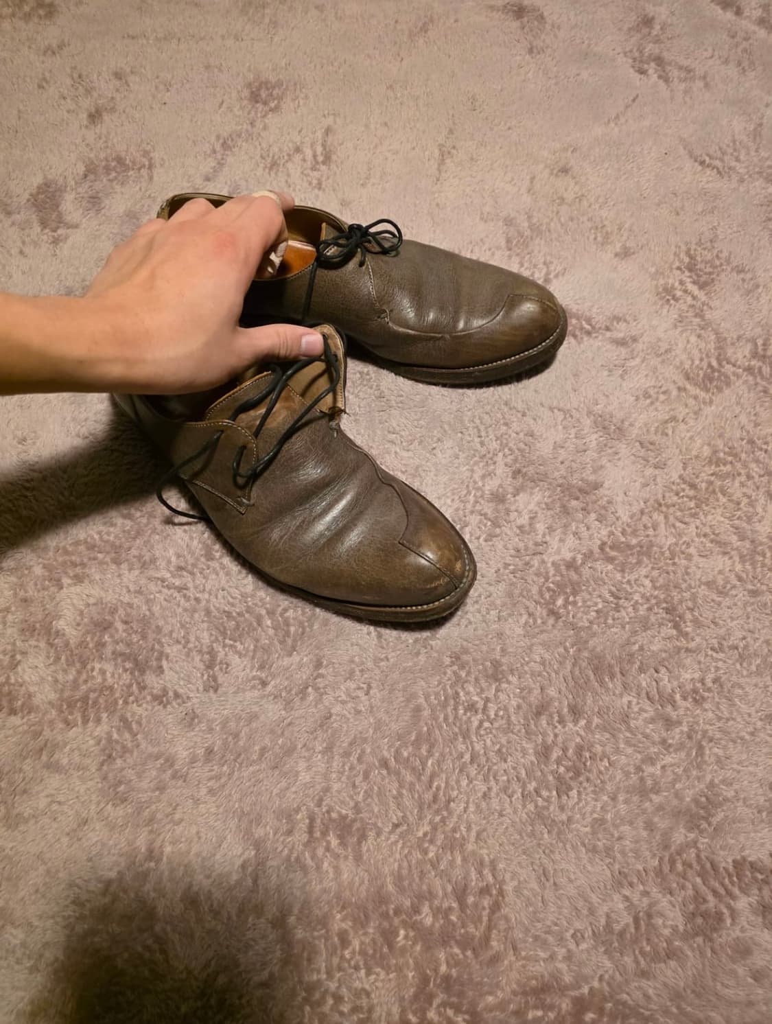 The viridi anne 비대칭 스티치 로퍼 상품이미지4