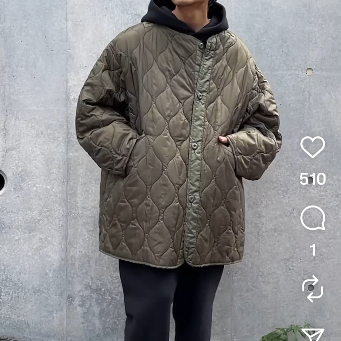 [S] 새상품 프릭스스토어 M-65 모즈 코트 야상 자켓 라이너 탈부착 상품이미지9