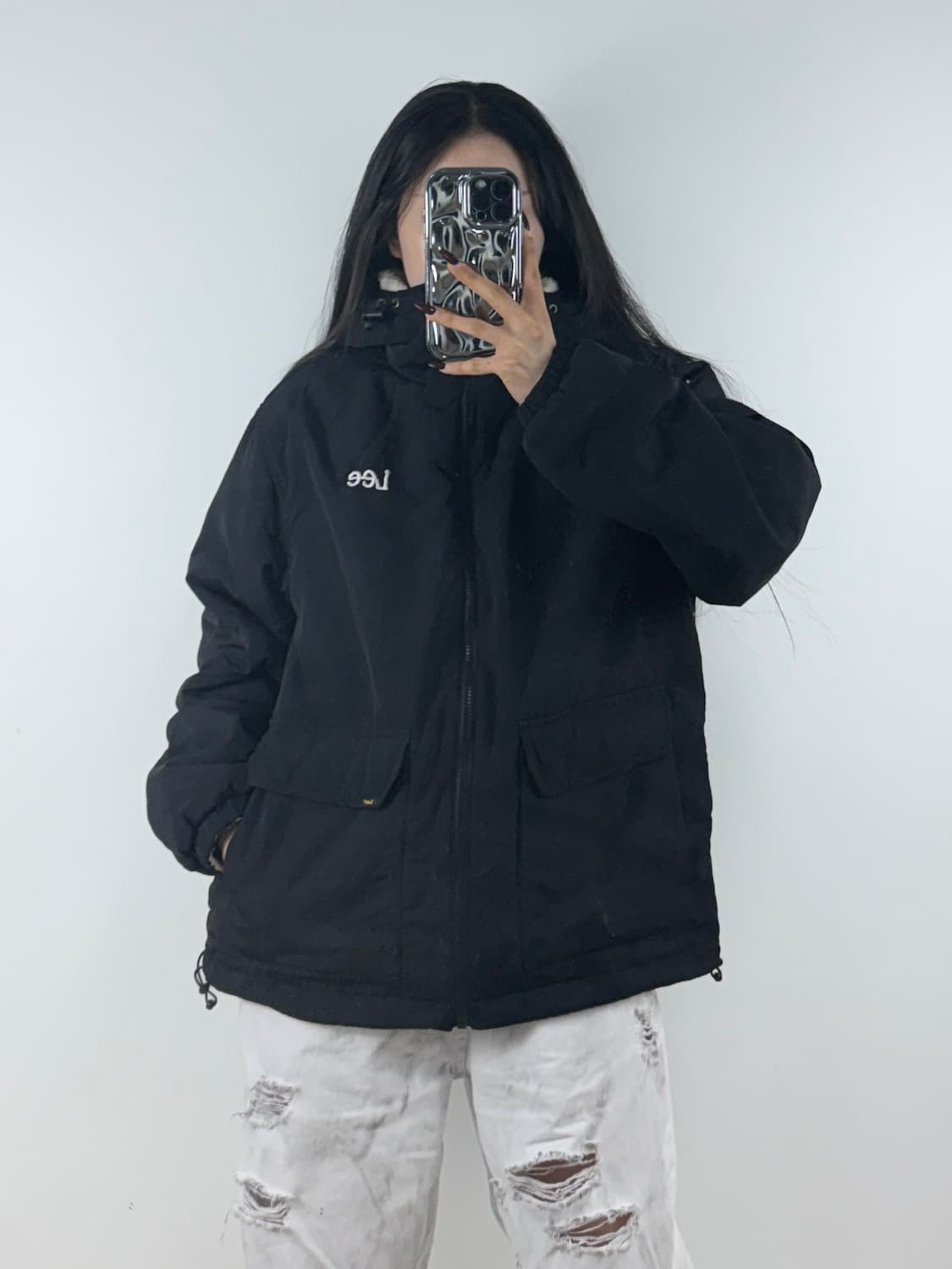 Lee 플리스 바람막이 리버시블 자켓 E230 상품이미지2