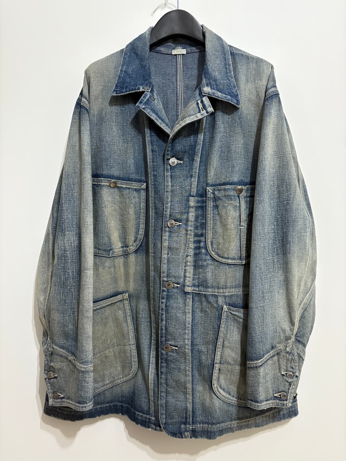 아프레쎄 / 25SS 빈티지 워시드 데님 커버올 자켓 / 3 상품이미지1