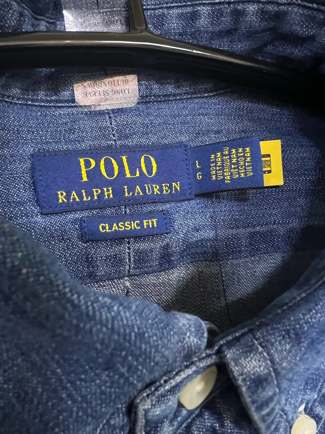 폴로 랄프로렌 25FW 샴브레이 데님셔츠 (진청&멀티포니) 상품이미지3