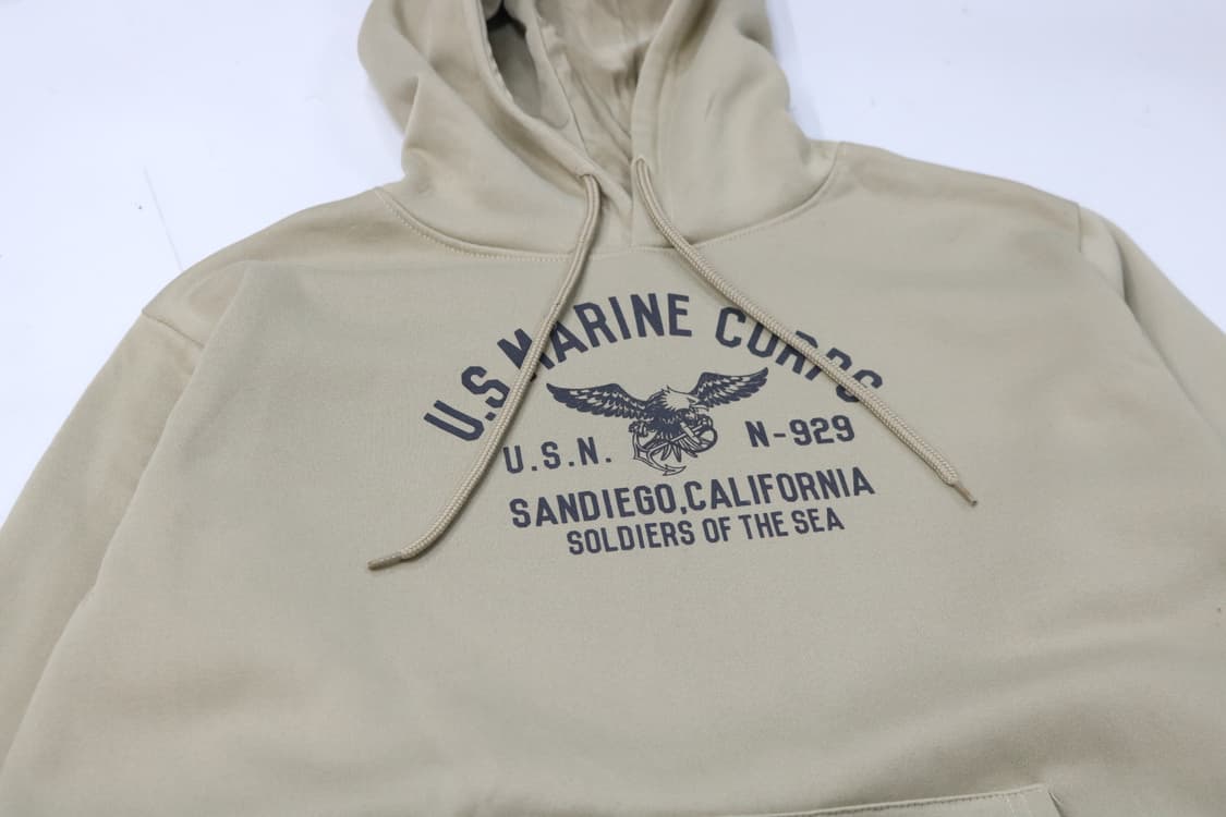 BARCEDOS 바르세도스 미해병 밀리터리 베이지 후드  상품이미지5