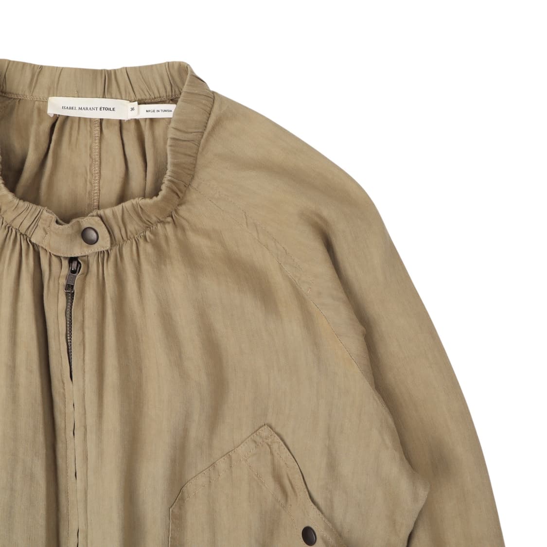 이자벨마랑 라이트카키 린넨 자켓 상품이미지3