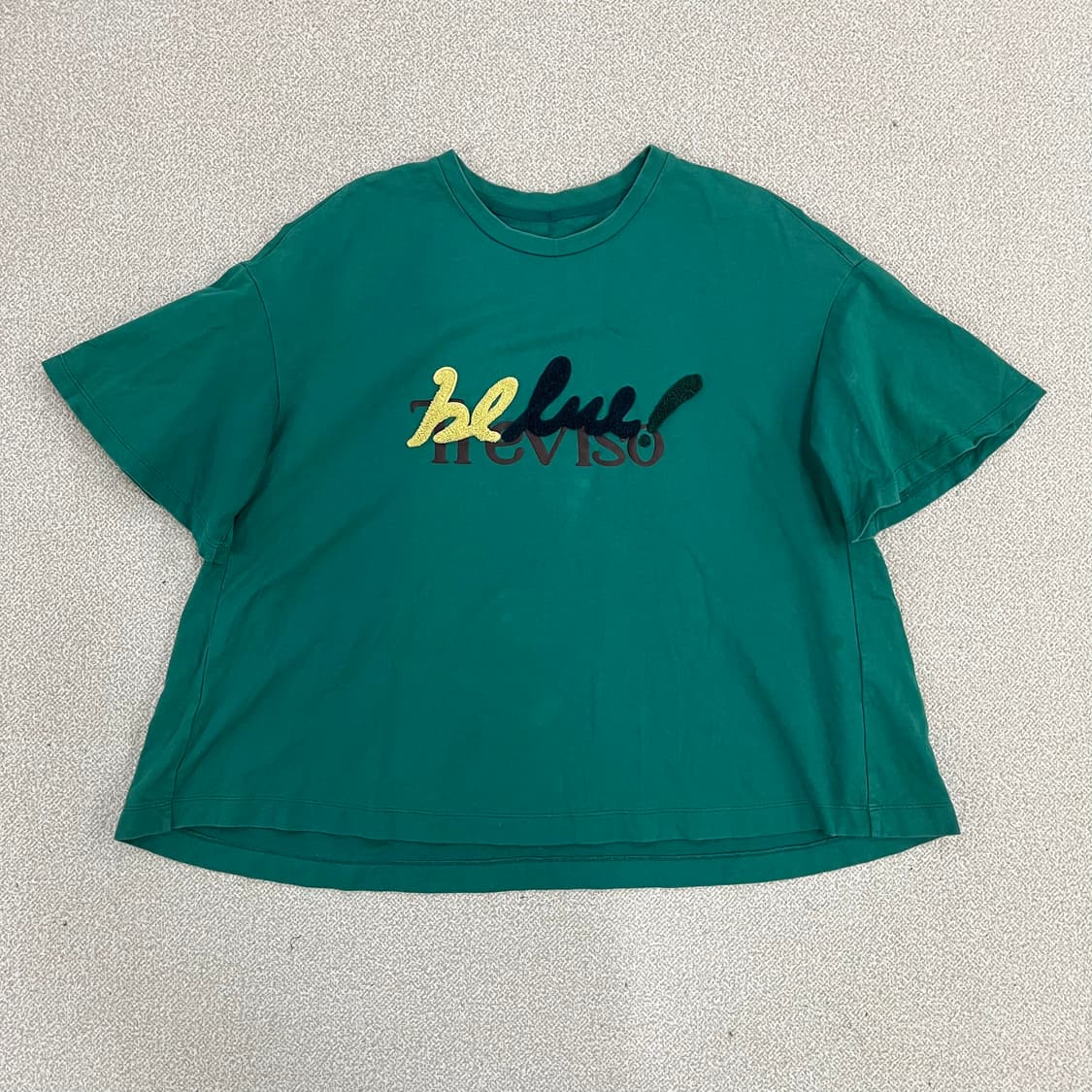 42 베네통 여성 프릴소매 반팔 티셔츠 0225M2 상품이미지1