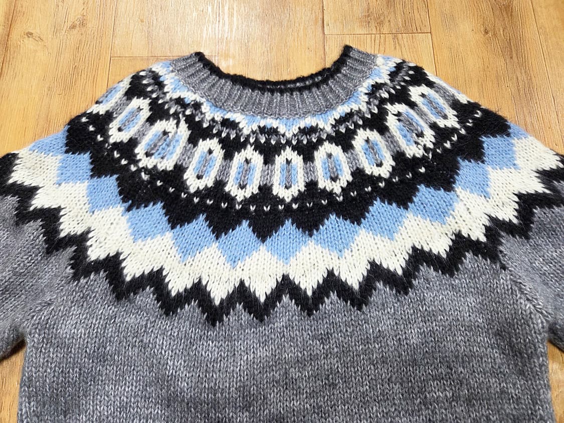 런던레이스(LONDONLACE) 노르딕 니트 프리사이즈 새상품 상품이미지4