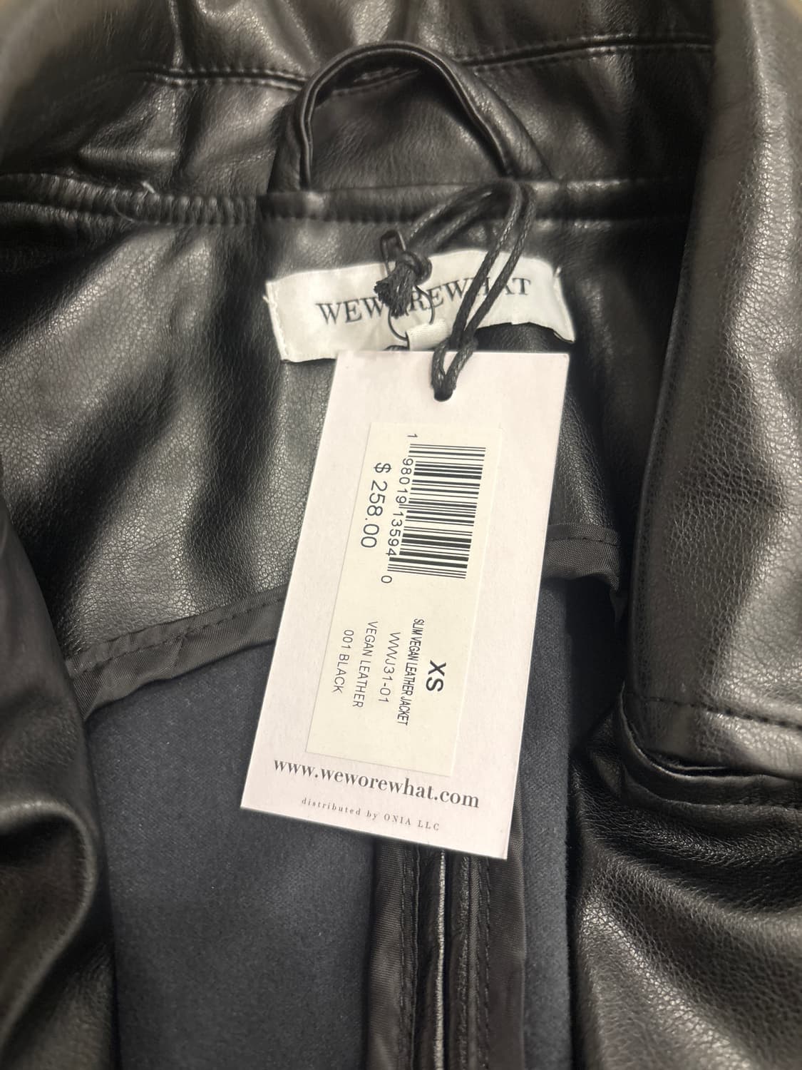 Weworewhat 레더 코트 가죽 코트 상품이미지2