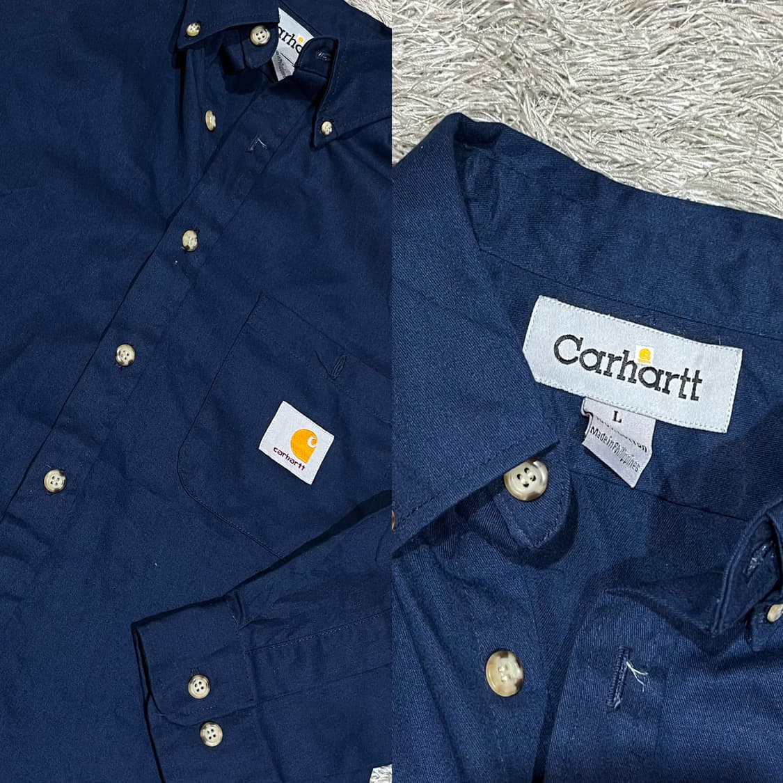 Carhartt navy shirts 상품이미지5