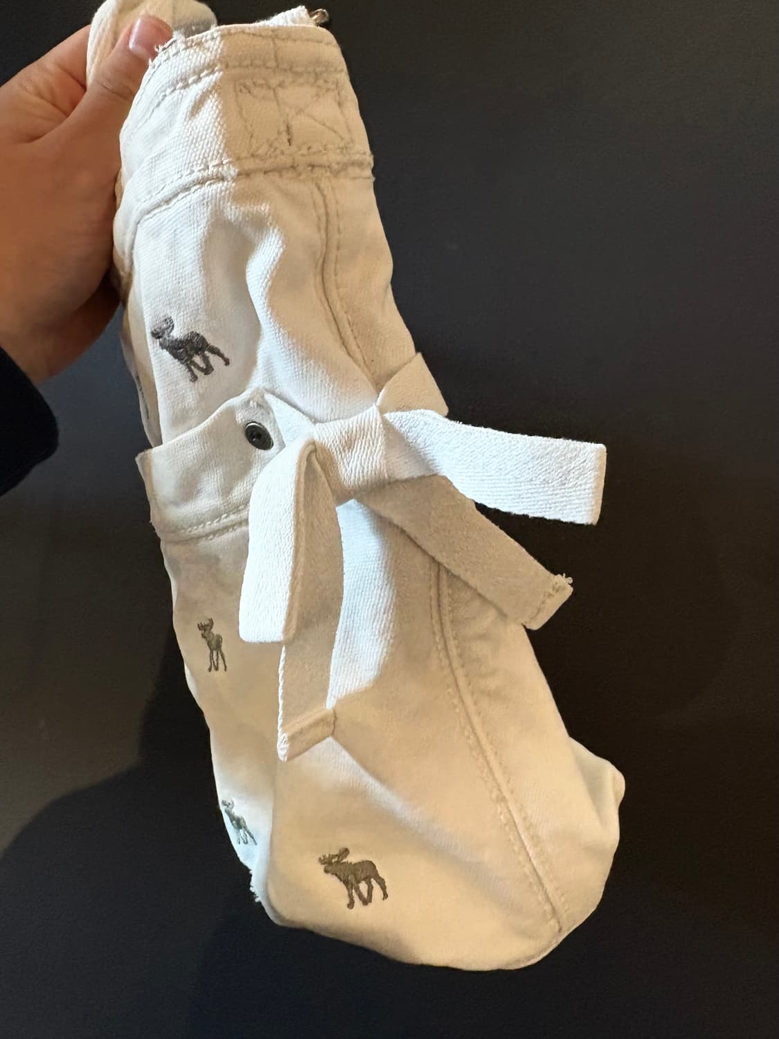 아베크롬비 메신저백 화이트 그레이 상품이미지4