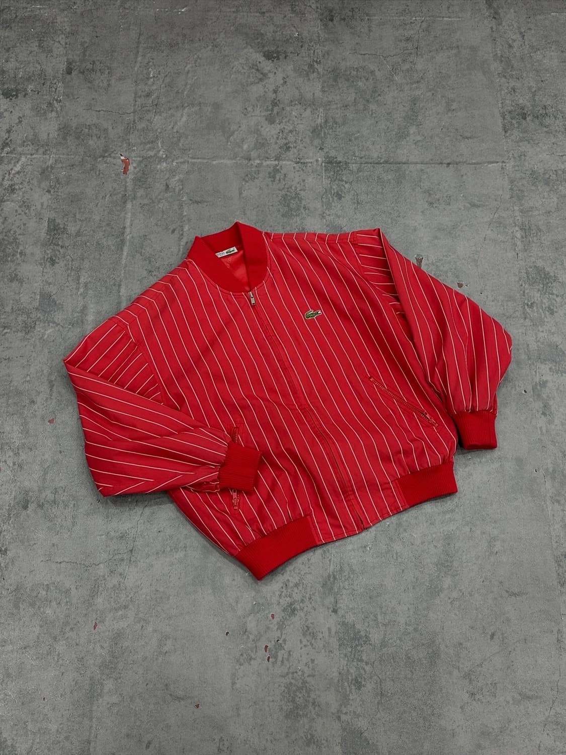 라코스테 스트라이프 빈티지 블루종 상품이미지1