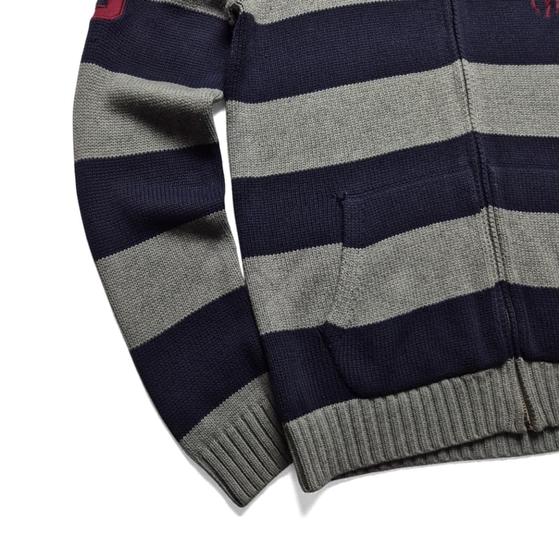 폴로 랄프로렌 빅포니 스트라이프 니트집업 상품이미지5