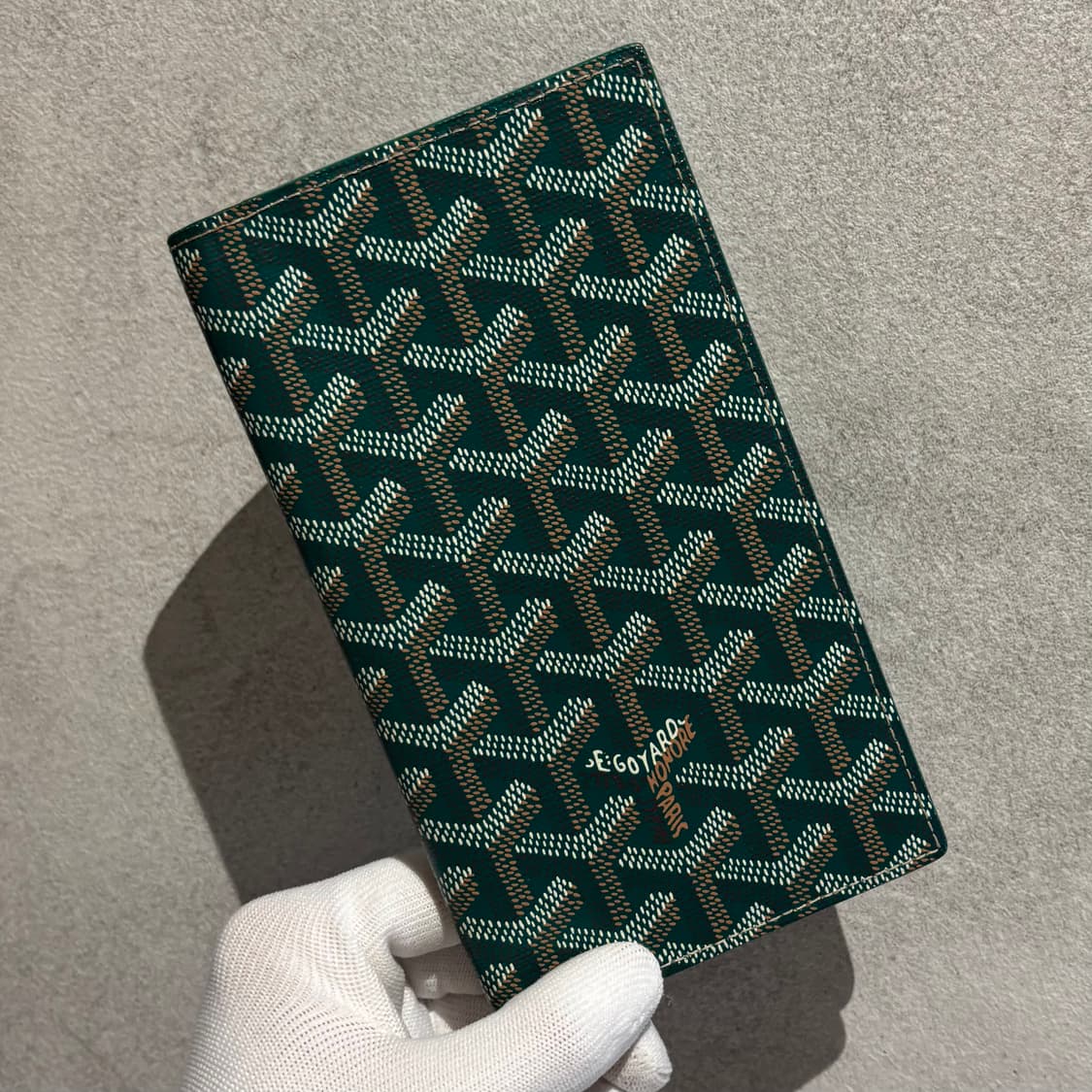 S OS사이즈 고야드 생로슈 장지갑 그린 상품이미지1