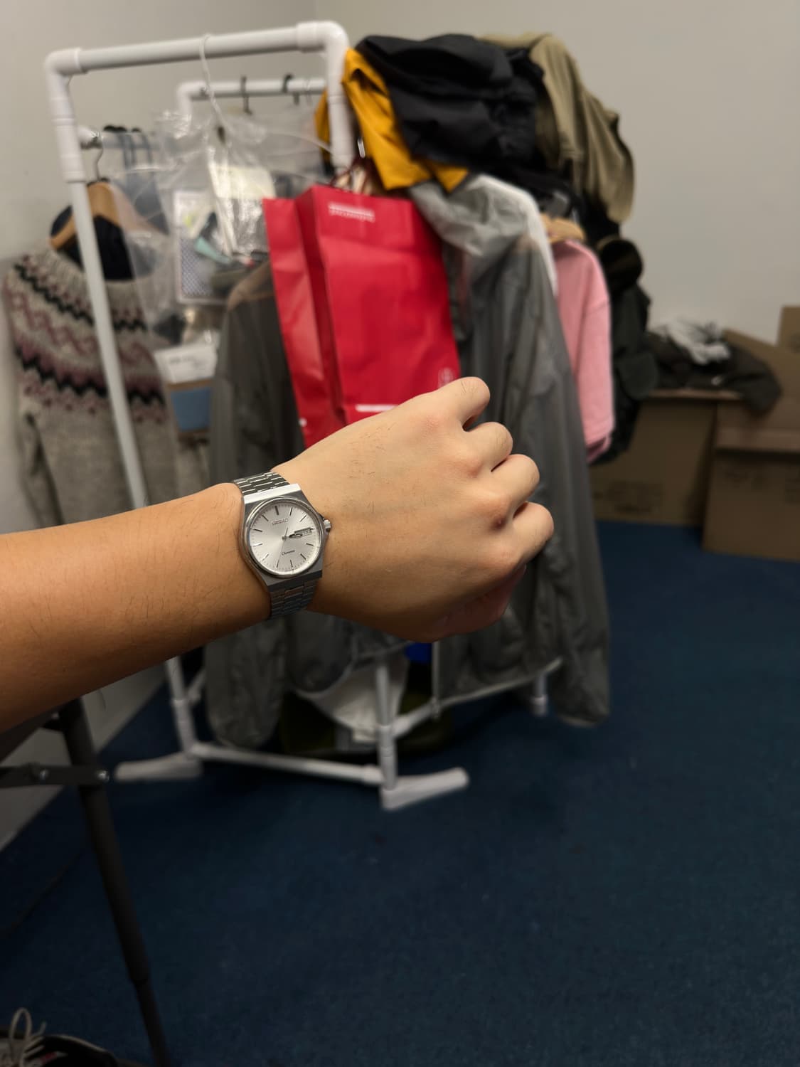 Seiko Vintage 세이코 크로노스 데이데이트 시계 상품이미지7
