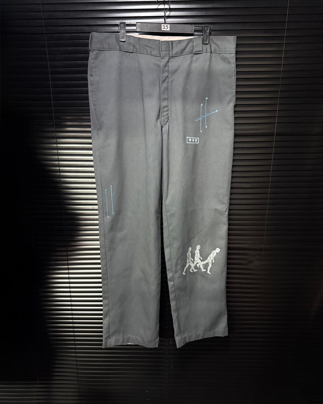 디키즈 874 y2k 와이드 치노 워크 팬츠 바지 38 차콜 회색 빈티지 상품이미지3