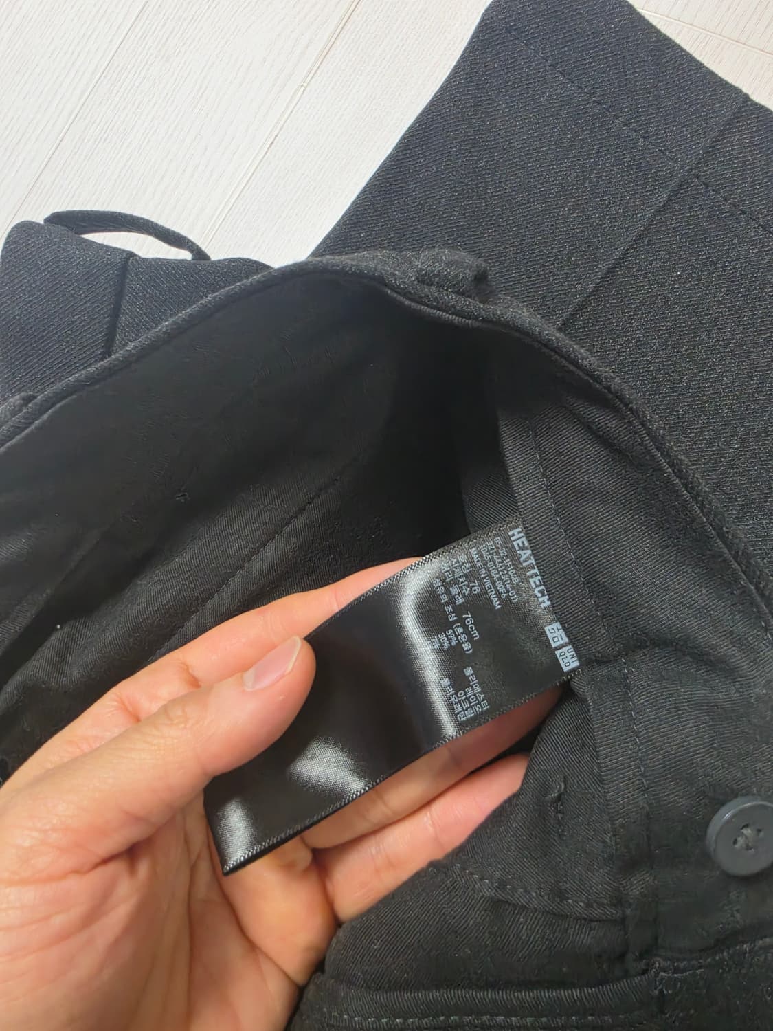 유니클로 히트택 바지 76사이즈 상품이미지1