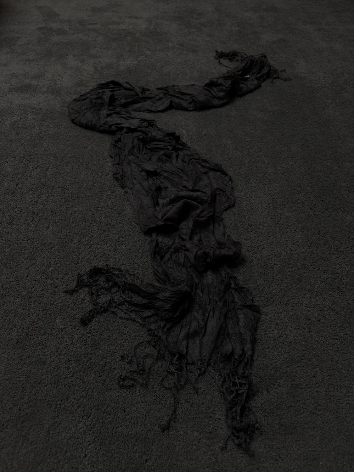 Vintage v-kei punk grunge mood scarf 상품이미지1