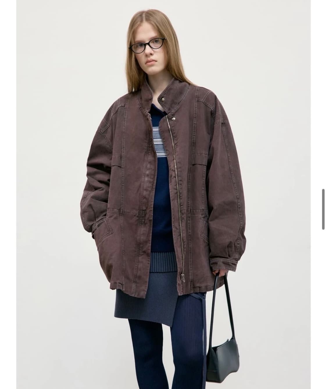 로우클래식 PIGMENT WASHED STITCH HARF JAKET 상품이미지1