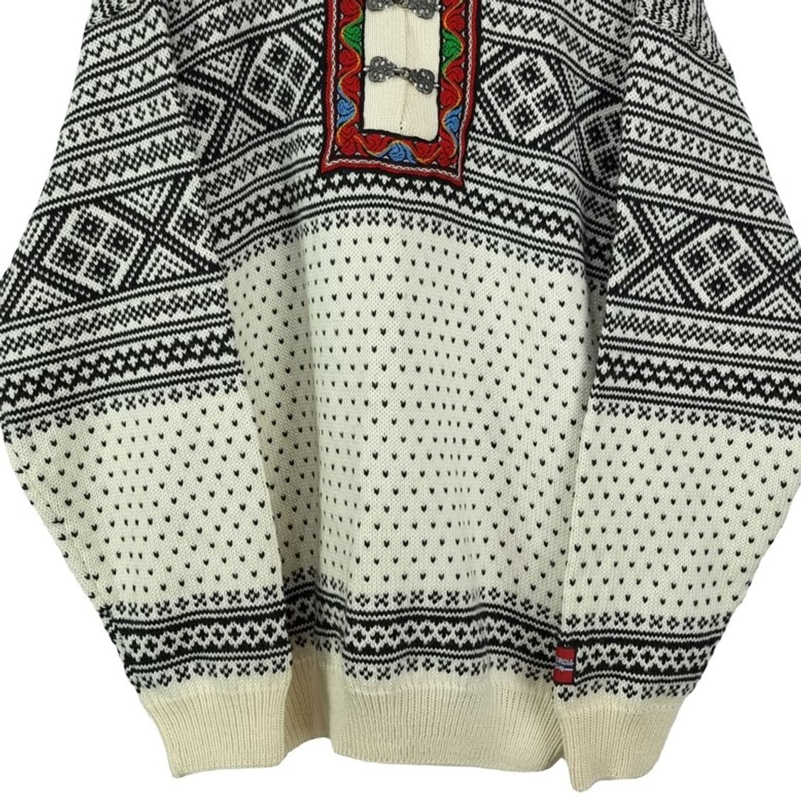 [노르웨이빈티지] 에스닉 패턴 노르딕 버클 니트 스웨터 M18976 상품이미지5