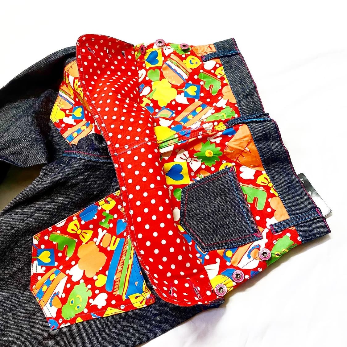 [신품] GUMU - 프린티드 데님 진 상품이미지5