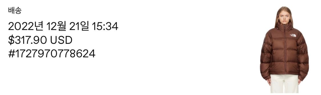 노스페이스 1996 에코 눕시 브라운 상품이미지2