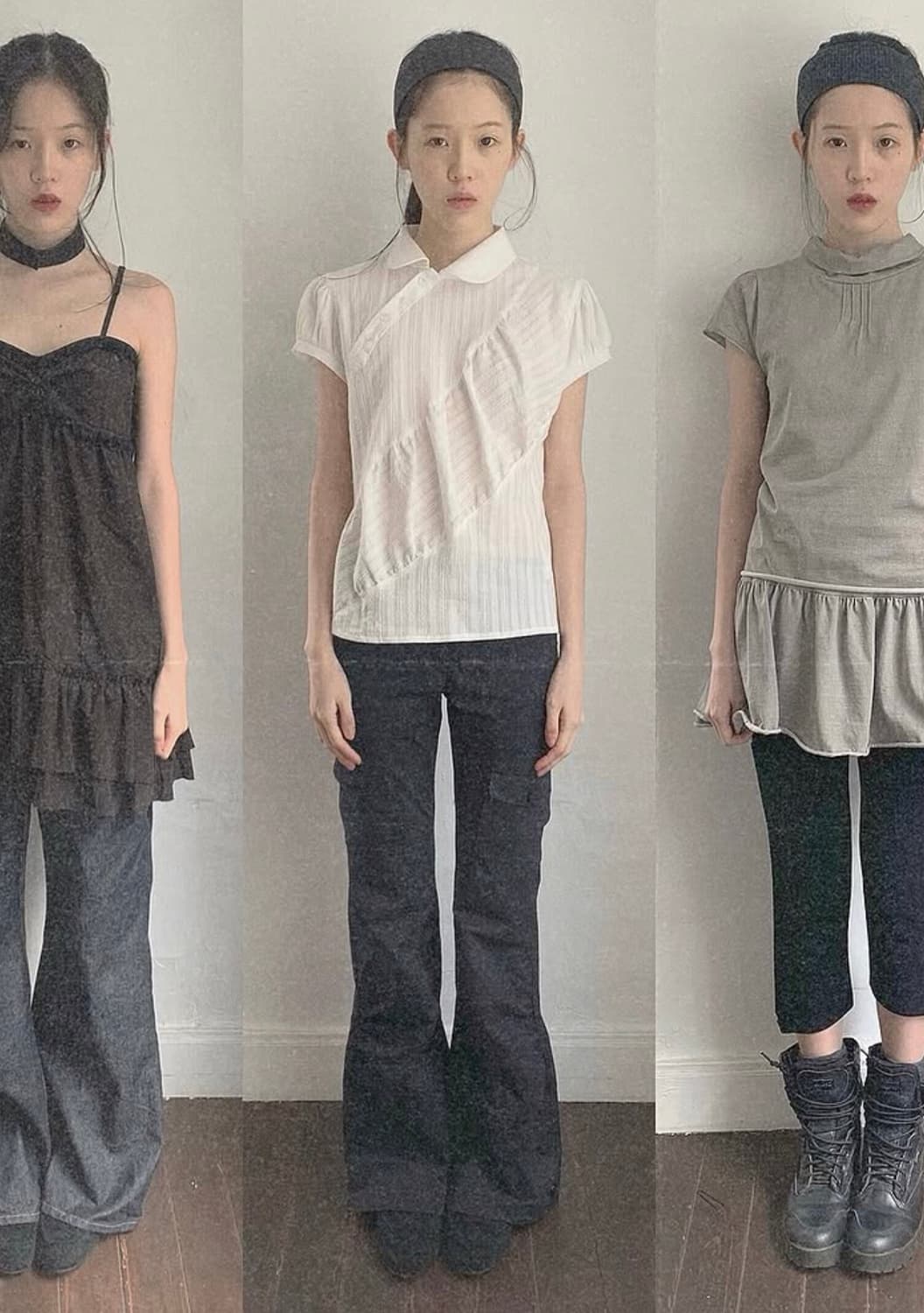 BUTTONY SHIRRING SHORT SLEEVE SHIRT 상품이미지1