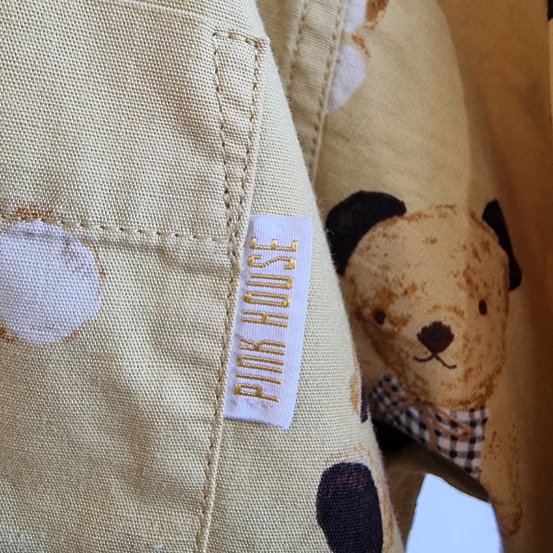 (PINK HOUSE, 핑크하우스) 테디베어 올오버 후드 셔츠 상품이미지5