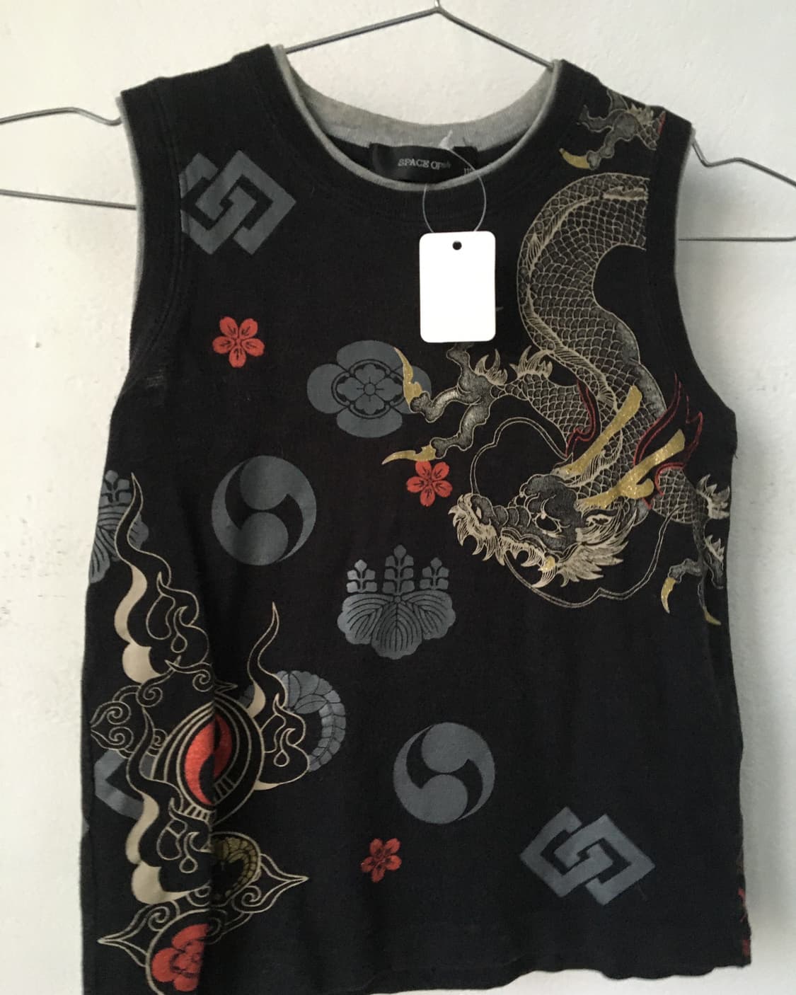 Oriental printing sleeveless 상품이미지3