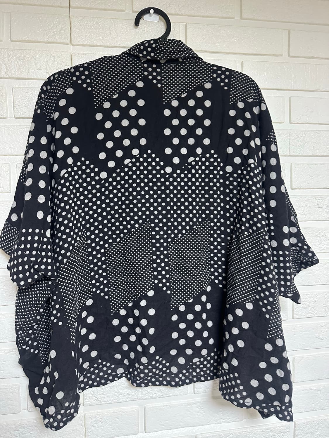 도트 패턴 블라우스 상품이미지3