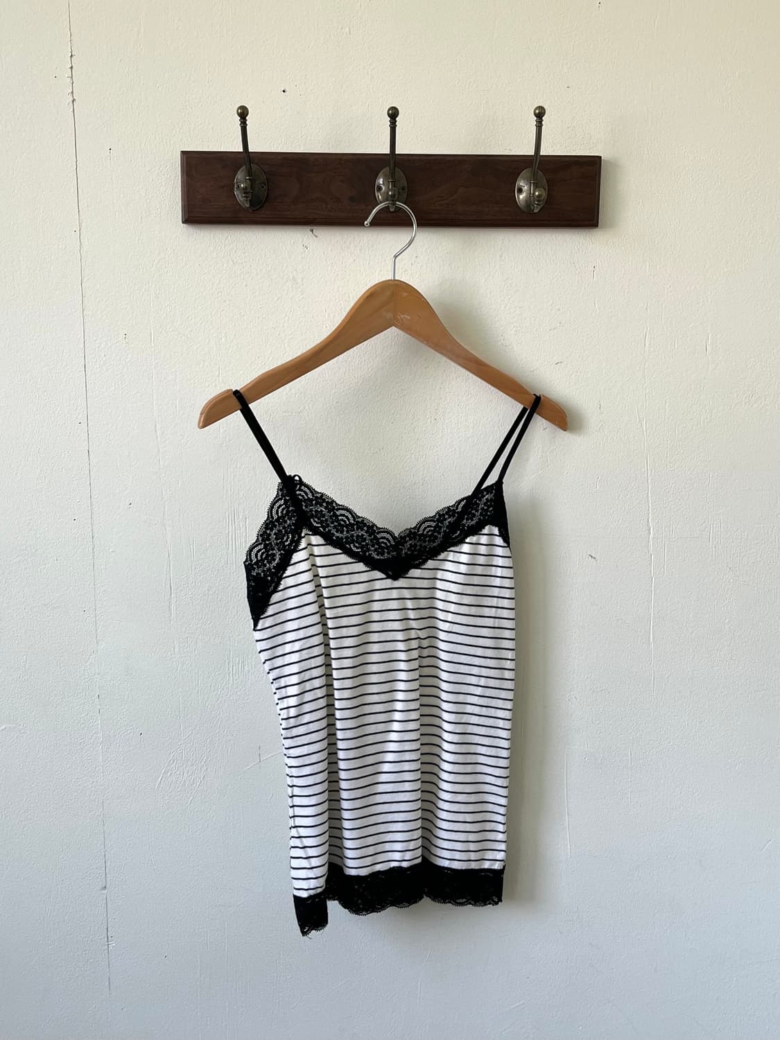 Japan vtg 스트라이프 슬리브리스 상품이미지1