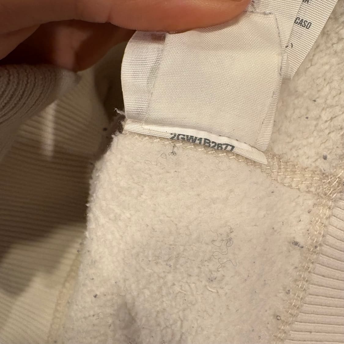 아베크롬비 화이트 후드집업 상품이미지9