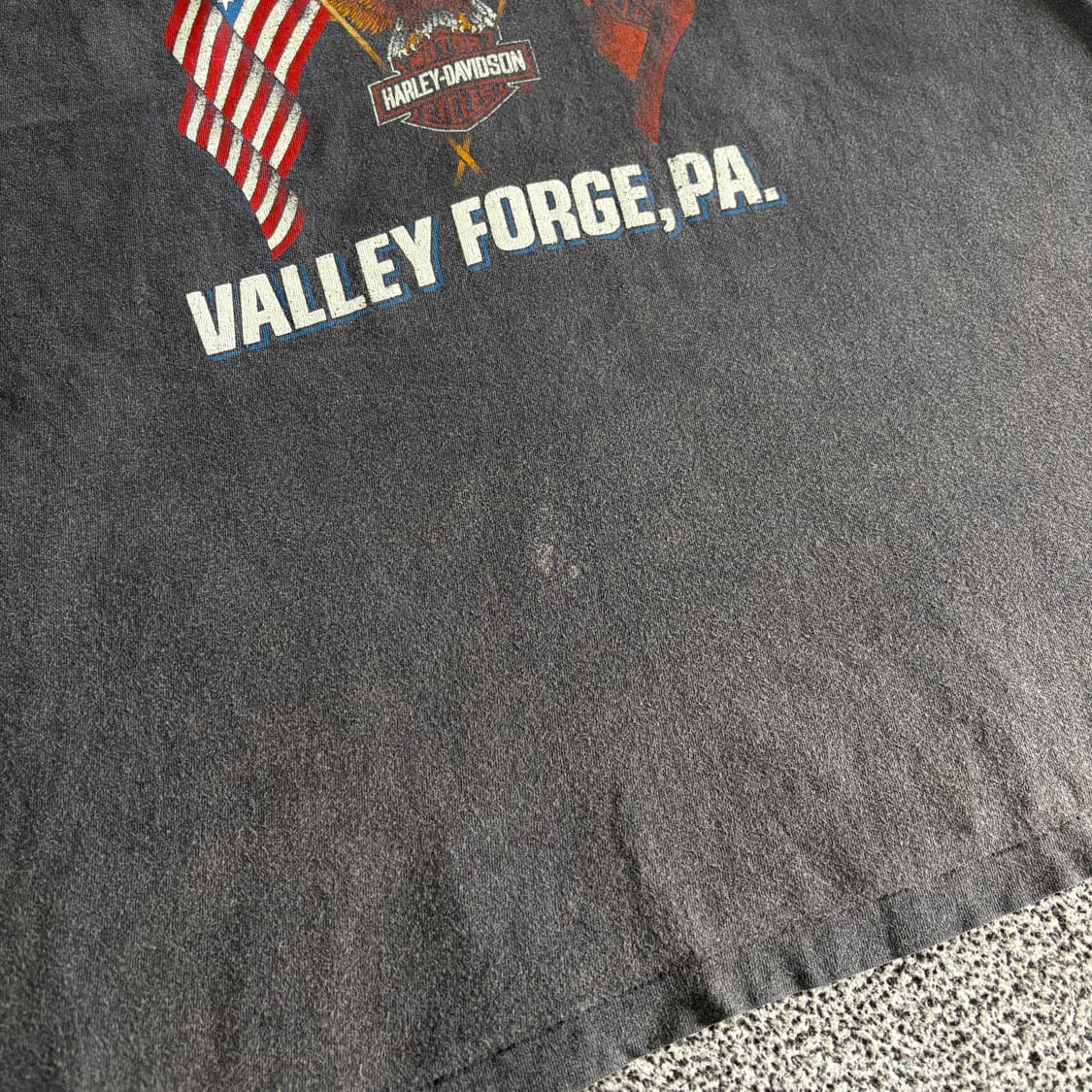 80s 빈티지 할리데이비슨 바이크 티셔츠 상품이미지8
