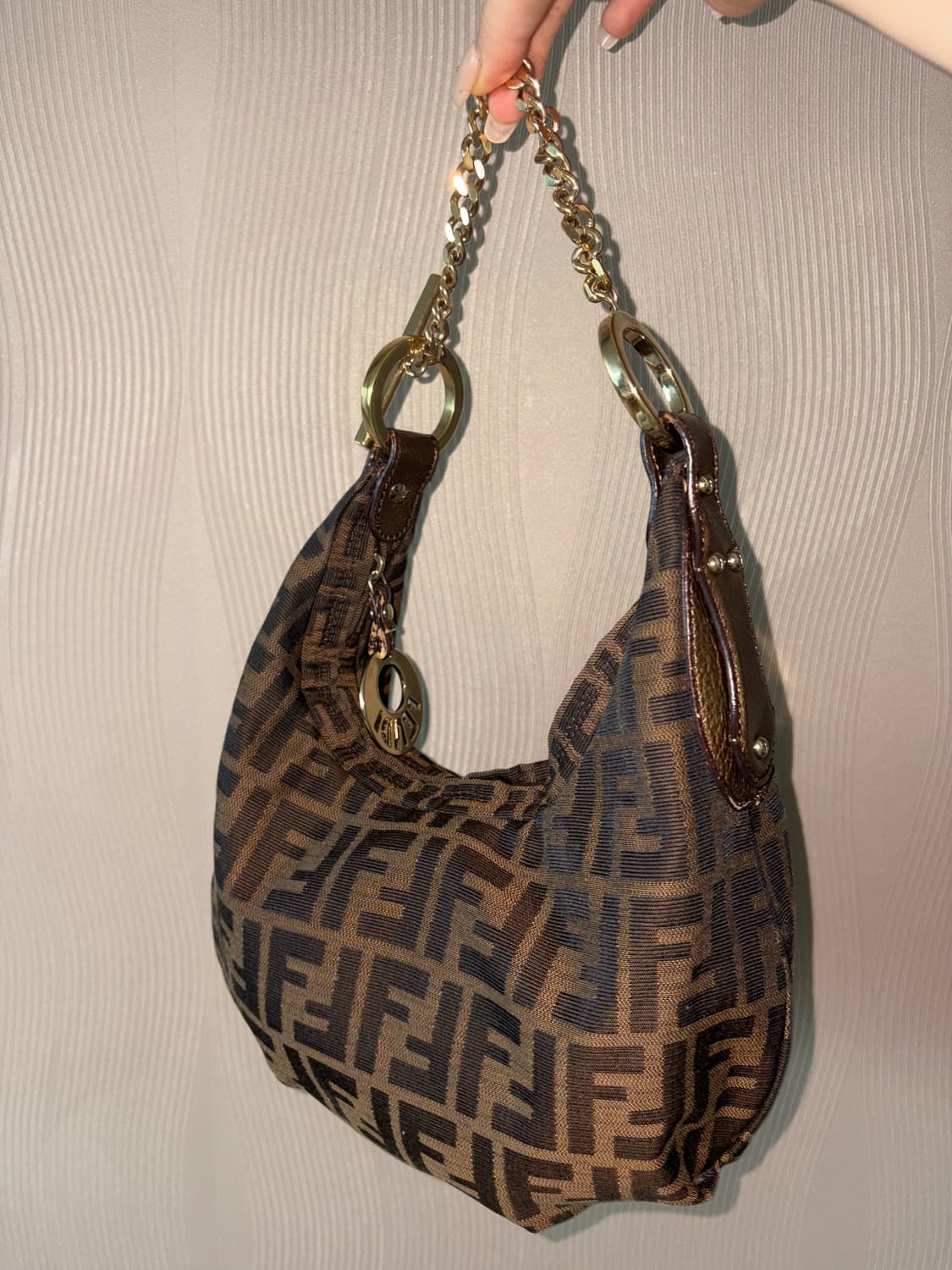 펜디 주카 체인 호보백 S급 상품이미지2