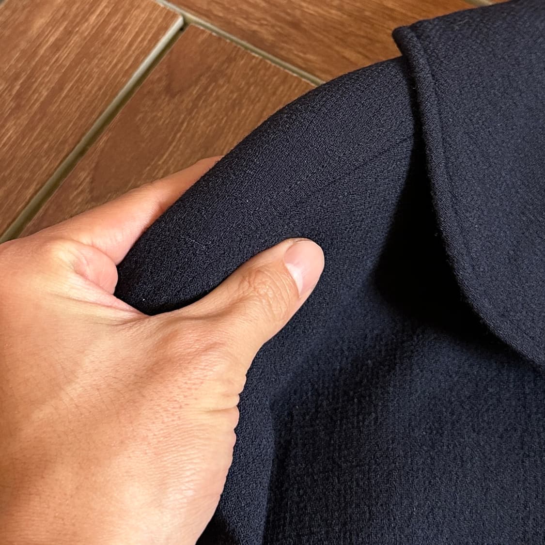 80-90‘s Jin abe paris drape wool jacket 상품이미지7