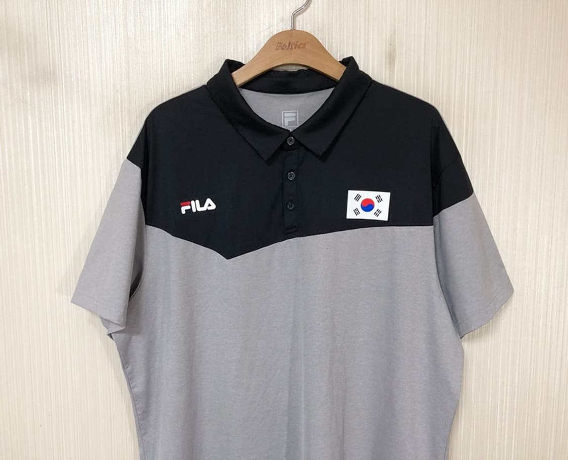 필라국대 국대KOREA 국대지급(빙상) 폴로티셔츠 2XL(110) 상품이미지2