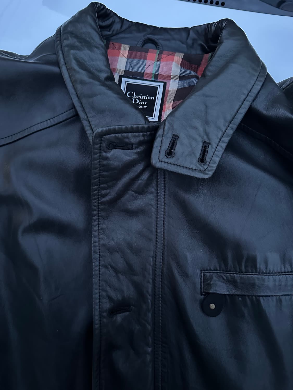 빈티지 디올 레더 카코트 L 상품이미지1