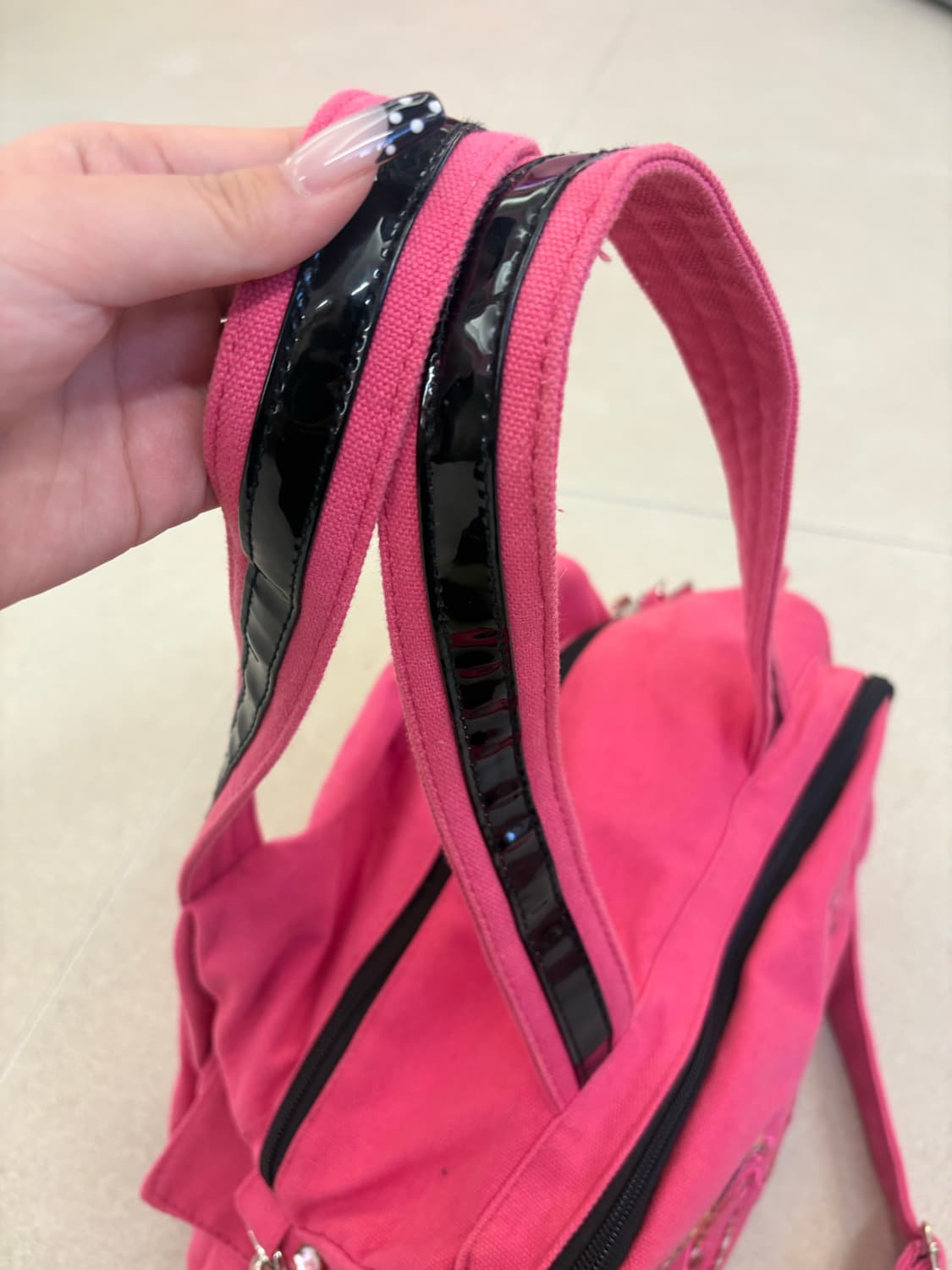 핑크 키치 갸루 숄더백 상품이미지3