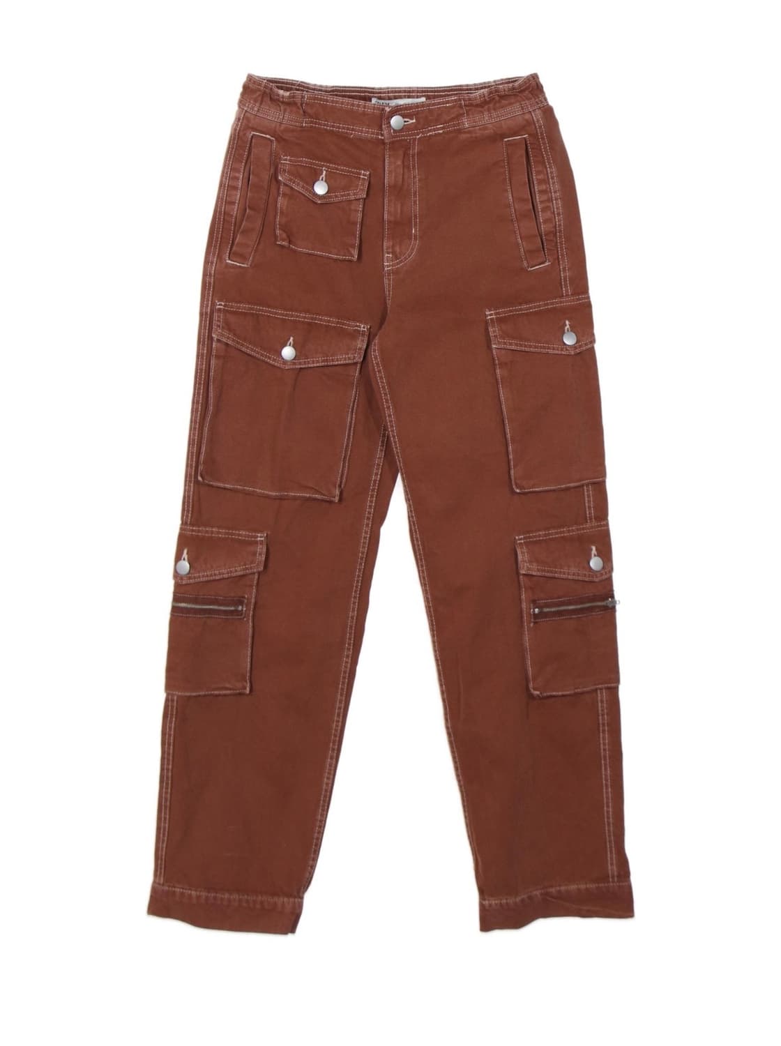 자라 브라운 포켓 카고 바지 팬츠 상품이미지1
