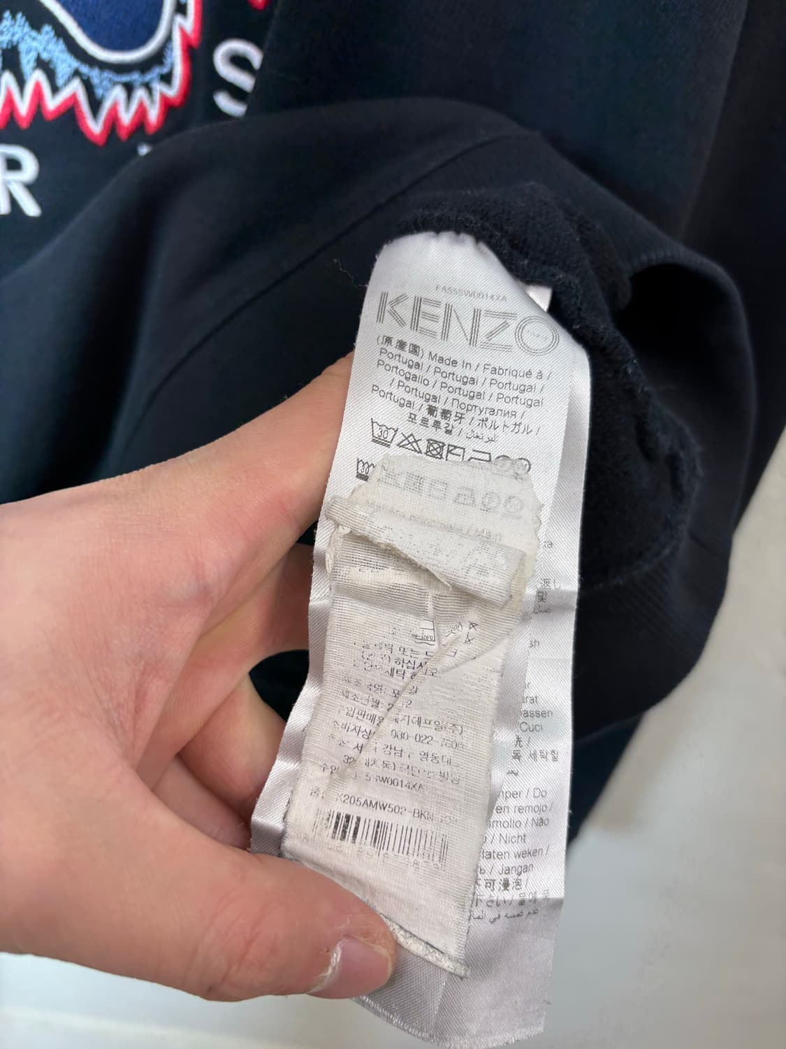 겐조 타이거 맨투맨 블랙 상품이미지7