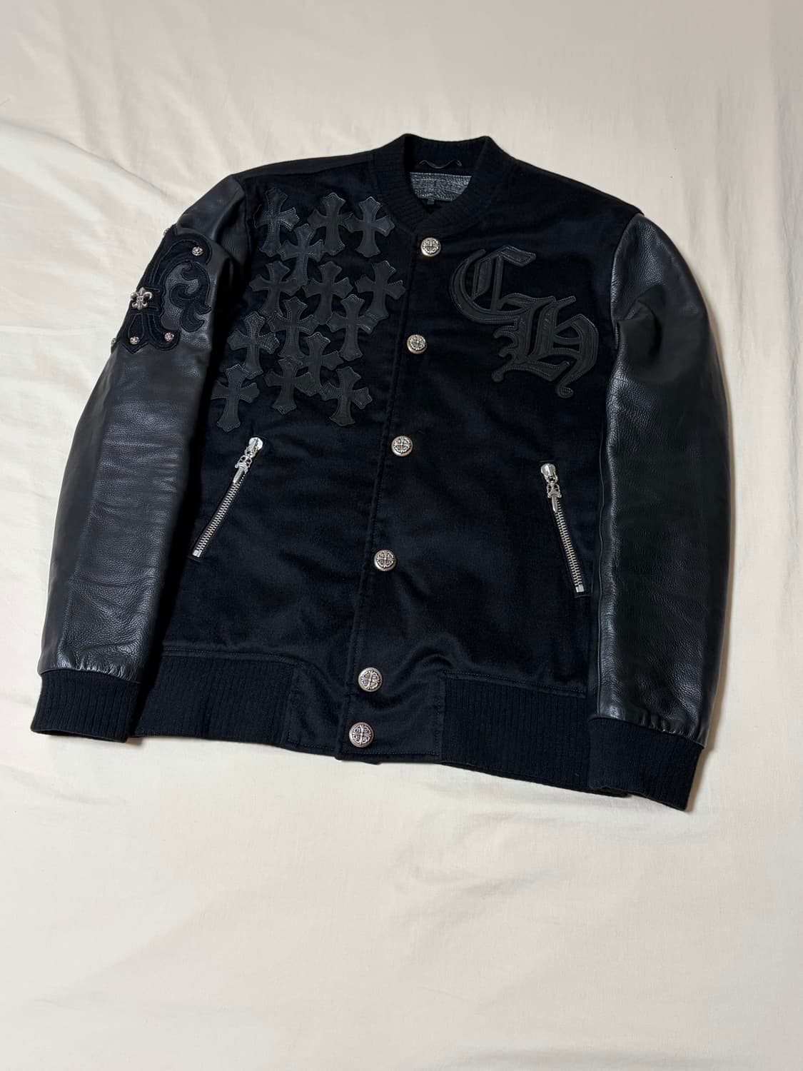 크롬하츠 레터맨 레더 자켓 상품이미지1